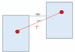 Slide Distance Calculation How To Measure Scaled Distance Between Two Points In Powerpoint - SimpleDim