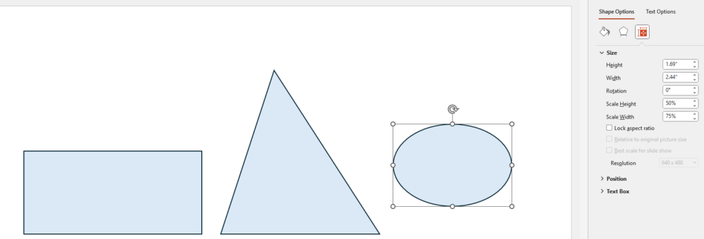 Powerpoint shape examples