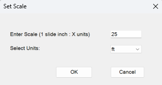 Set Scale dialog box